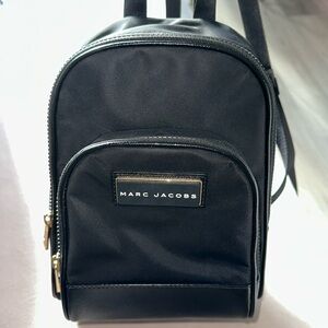 Nylon trim mini backpack Marc Jacobs black gold hardware